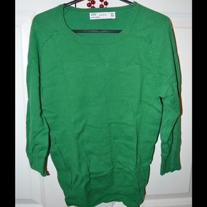 ZARA green sweater