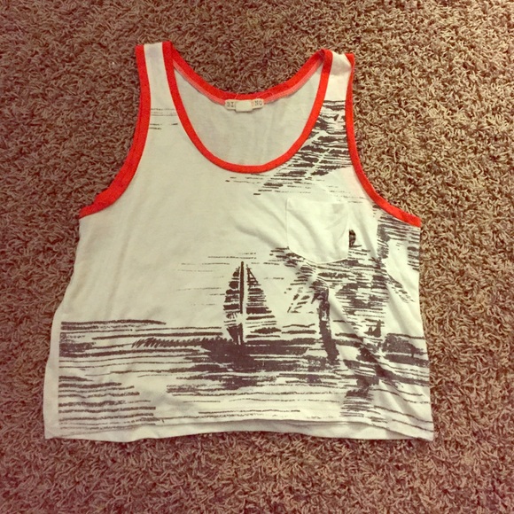 Tank top summer cute beach