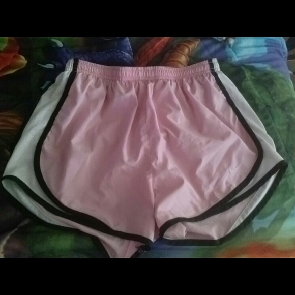 Pink nike shorts