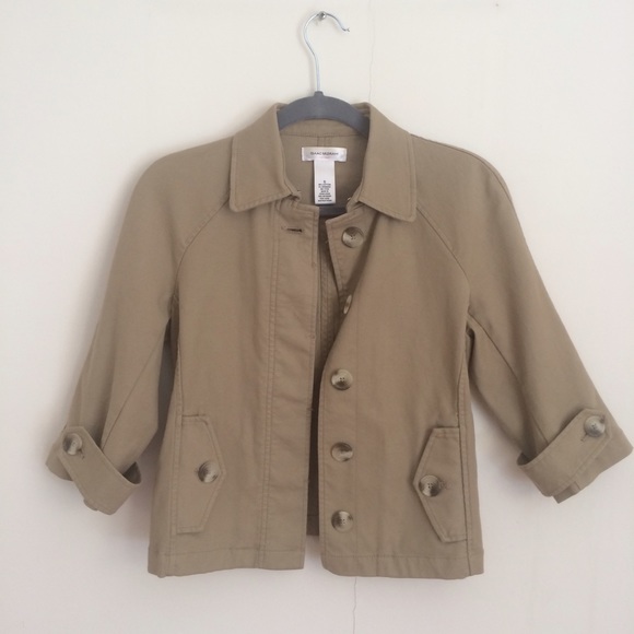 Isaac Mizrahi for Target Jackets & Blazers - Camel Cropped Trench Jacket w/ Belt
