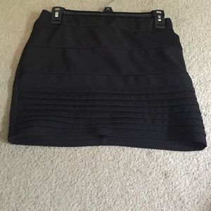 Black pencil skirt