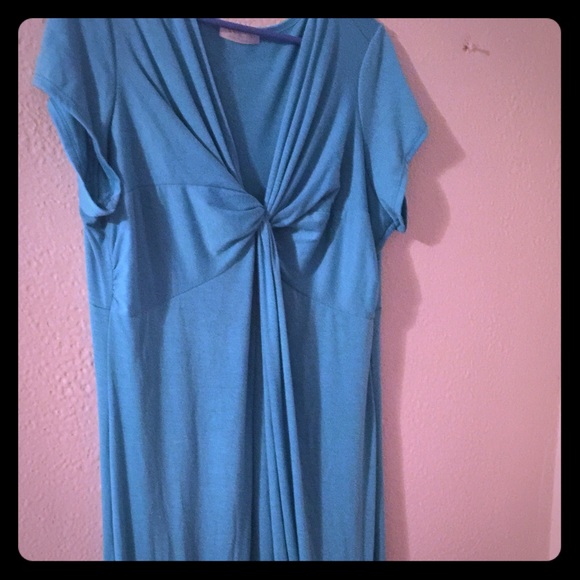 Aqua Plus Size Maxi Dress