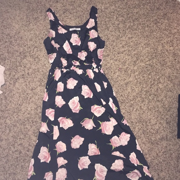 Hi low floral dress