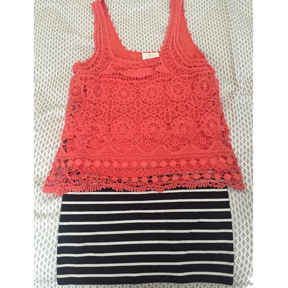 o u t f i t // UO tank & Forever skirt