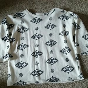 Aztec pattern sweater