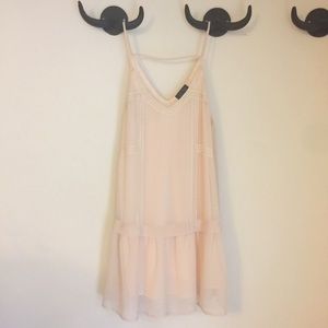 ASTR blush pink dress