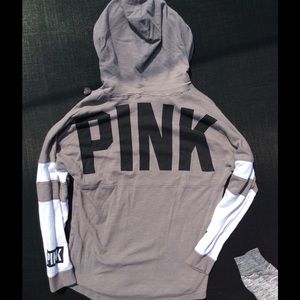 Grey Varsity Hoodie