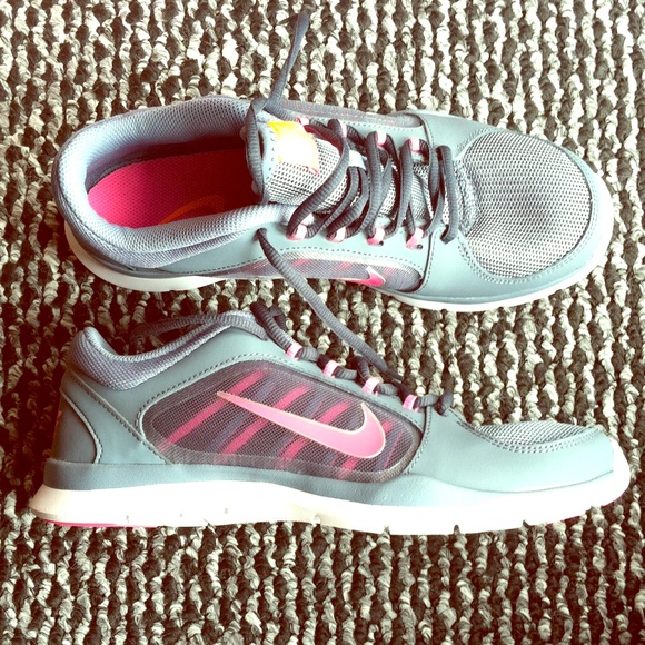 Nike Shoes - SALE! BNWOT Nike Flex Trainer 4 Grey/Pink/Orange