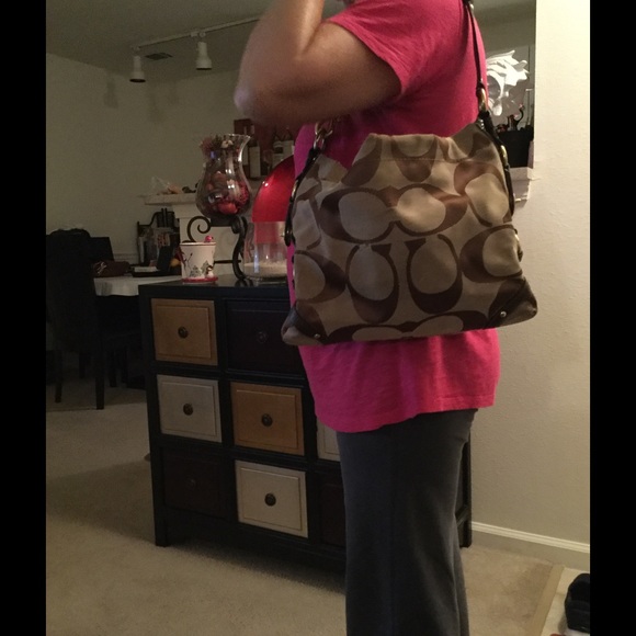 SOLD!!!!!  Coach authentic shoulder bag.  SOLD!! - Picture 4 of 4