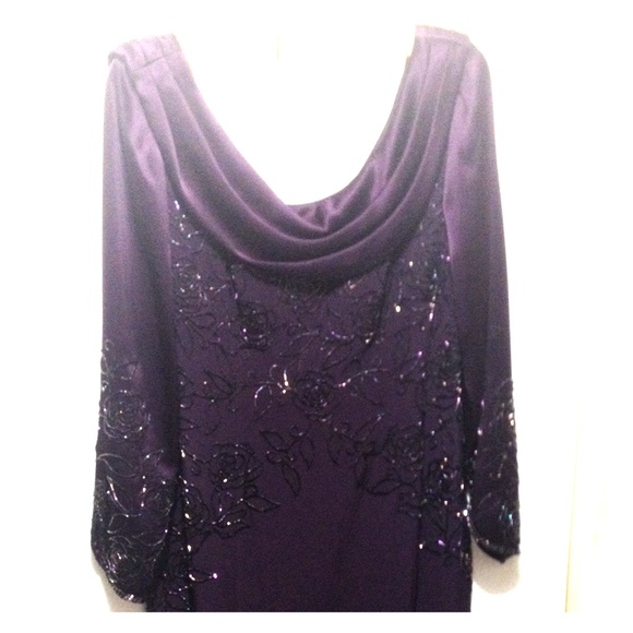 Mother of the Bride -Oleg Cassini Eggplant color