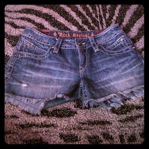 Rock Revival Low Rise Shorts