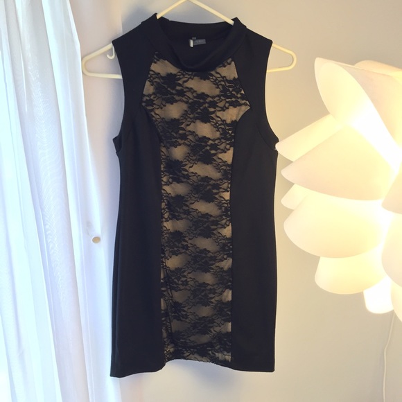 Sparkle and fade lace insert dress - Picture 2 of 2