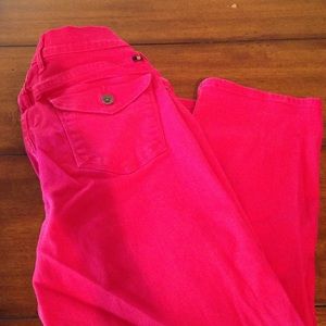 Pink Lucky Capri jeans size 8/29.