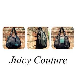 Juicy Couture Black Nylon G&P Tote