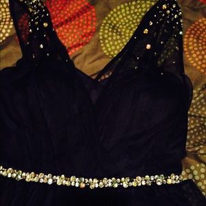 Navy blue prom/homecoming dress