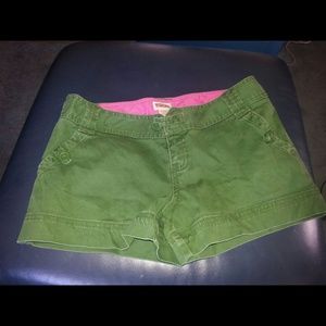 Green Khaki shorts