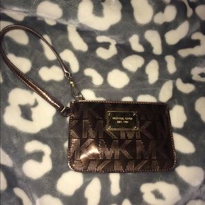 Authentic micheal kors wristlet
