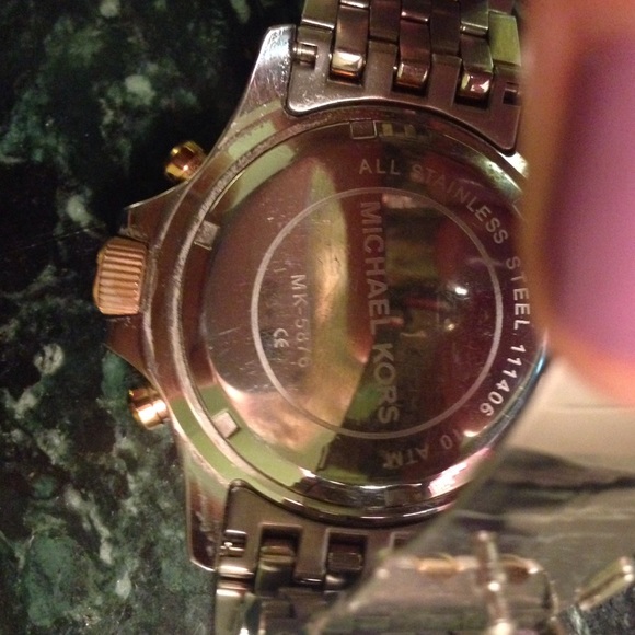 MICHAEL KORS braided silver,rose gold & gold watch - Picture 2 of 4