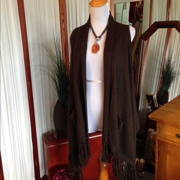 Cover up sleeveless  hollister cotton and wool