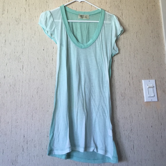 Mint Striped Top