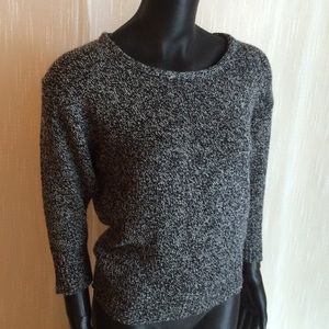 Sparkle & Fade Grey/Black Sweater