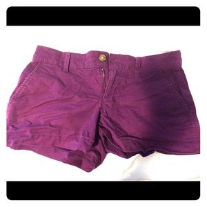 Purple shorts