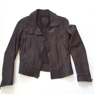 All Saints genuine leather jacket
