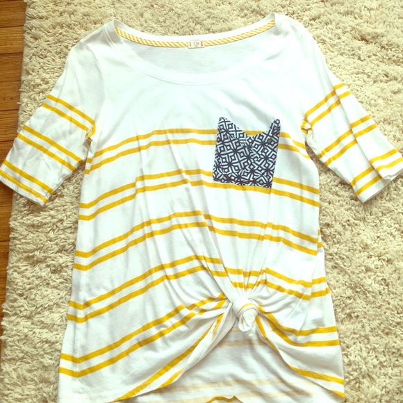 Striped Pocket Tee