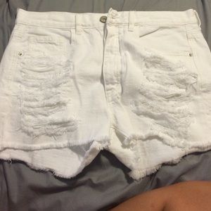 AE high waisted shorts.