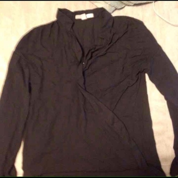 Forever 21 black sheer shirt