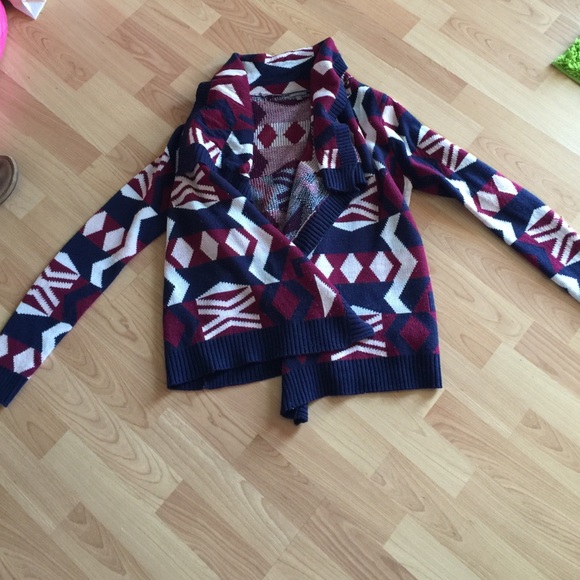 Aztec print sweater