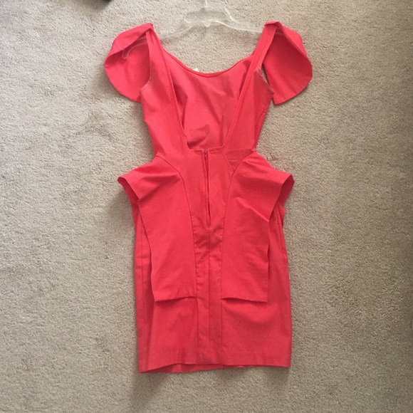 Nasty Gal Coral Dress - Picture 2 of 2