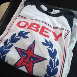 OBEY midsleeve shirt