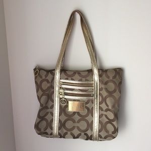 Gold Coach Poppy Purse