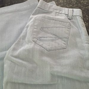 Seven low rise bell bottom light blue jeans