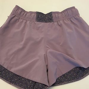 Lululemon Mauvelous Go the Distance shorts