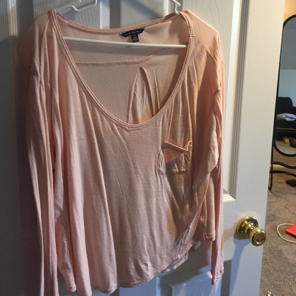 American Eagle Pale Pink Top