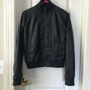 Xhilaration faux-leather jacket