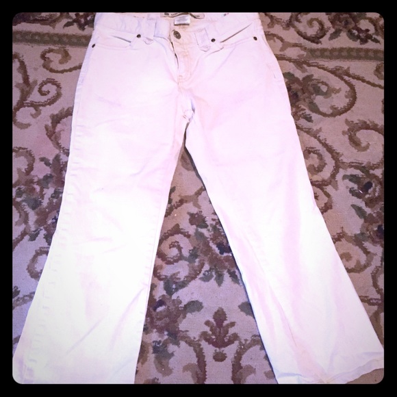 Cropped gap khakis