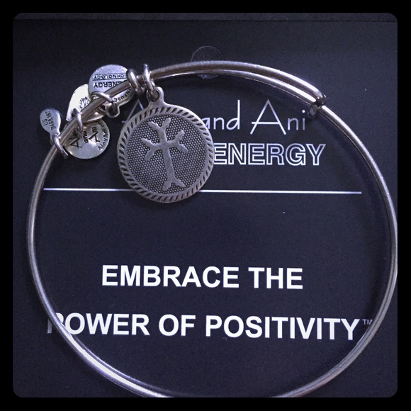 Alex & Ani Cross Bracelet in Silver