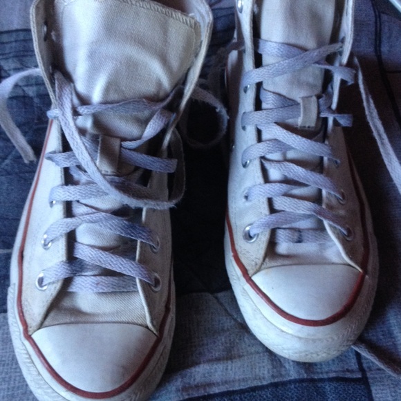high top white converse
