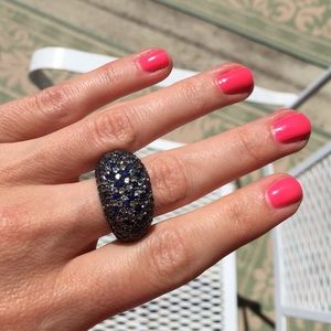 MCL Blue and White Sapphire ring