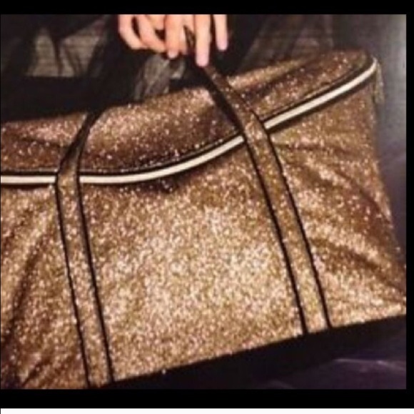 VICTORIAS SECRET GLITTER BAG