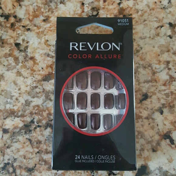 Revlon Purple Glue on nails brand new