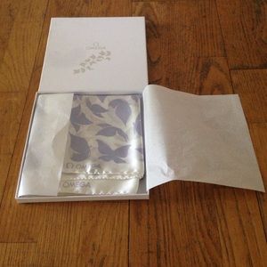 New in box omega silk scarf