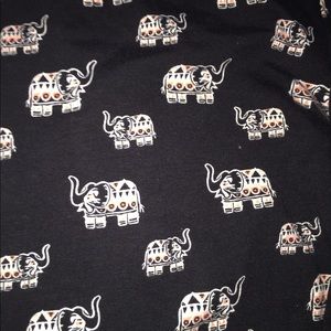 Pink republic elephant leggings