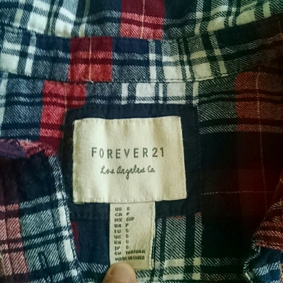 Forever 21 Plaid shirt - Picture 2 of 3