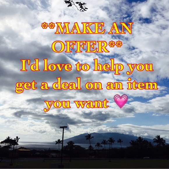 **MAKE REASONABLE OFFERS**