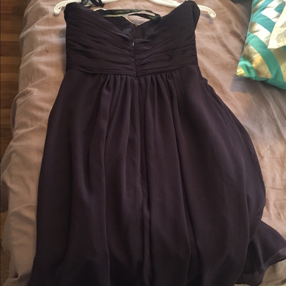 Bill Levkoff bridesmaid dress in Plum. - Picture 2 of 4