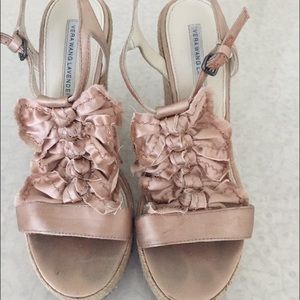 Pink Vera Wang Wedges